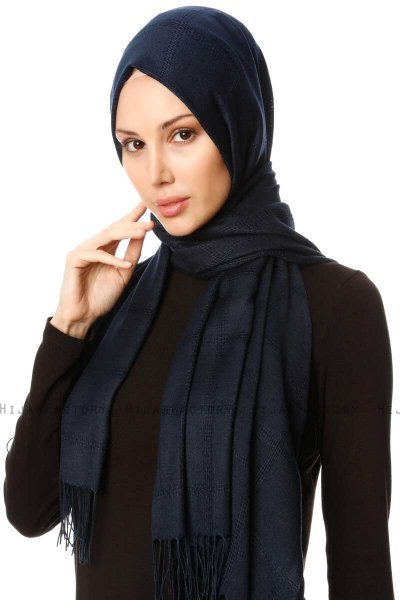 Huriye - Navy Blue Hijab - Özsoy