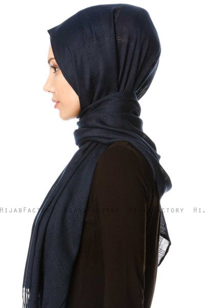 Huriye - Navy Blue Hijab - Özsoy