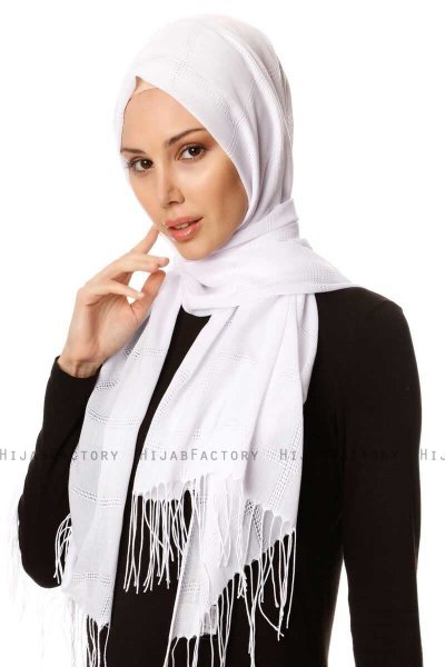 Huriye - White Hijab - Özsoy