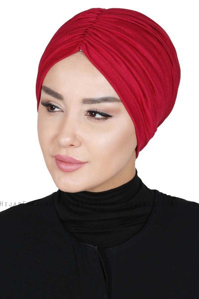 Jill - Bordeaux Cotton Turban - Ayse Turban