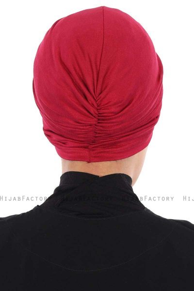 Jill - Bordeaux Cotton Turban - Ayse Turban