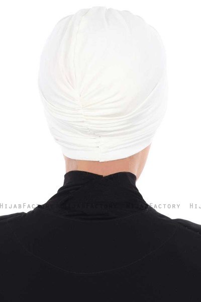 Jill - Creme Cotton Turban - Ayse Turban