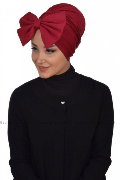 Julia - Bordeaux Cotton Turban - Ayse Turban