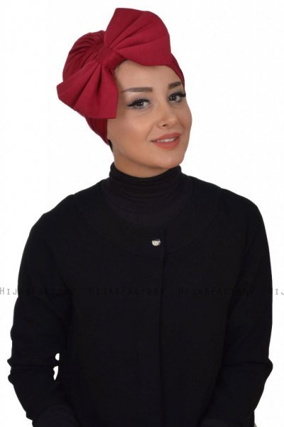 Julia - Bordeaux Cotton Turban - Ayse Turban