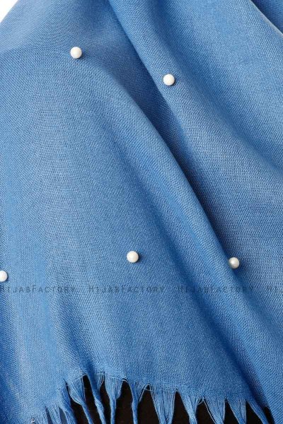 Kadri - Blue Hijab With Pearls - Özsoy