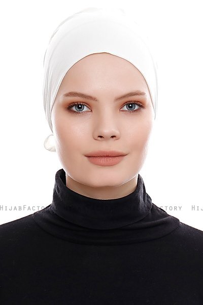 Kiraz - Creme Cotton XXL Underscarf - Ecardin