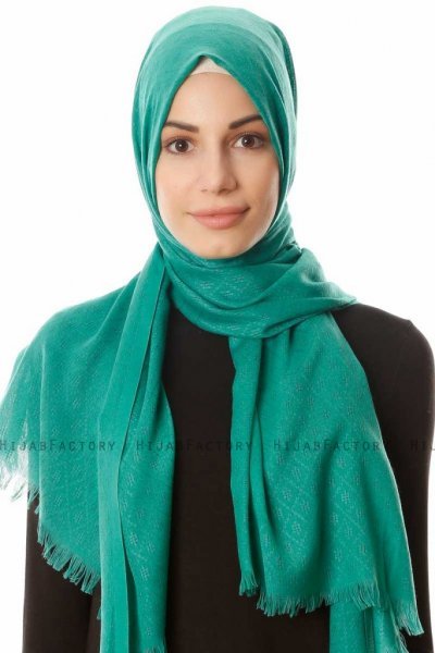 Lalam - Dark Green Hijab - Özsoy