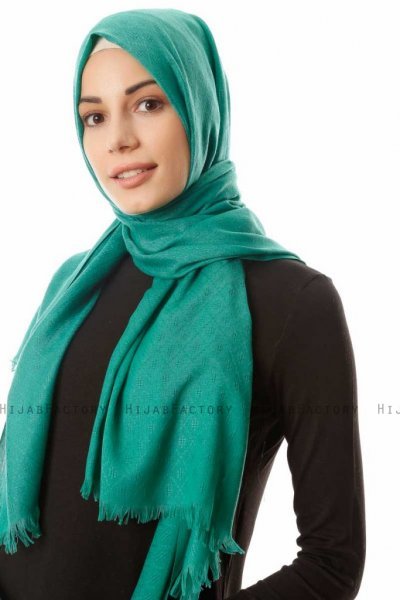 Lalam - Dark Green Hijab - Özsoy
