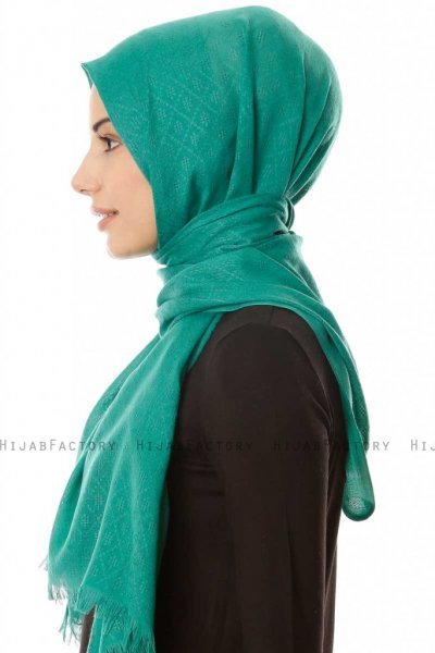 Lalam - Dark Green Hijab - Özsoy