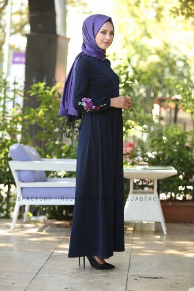 Lexie - Navy Blue Dress - Insirah