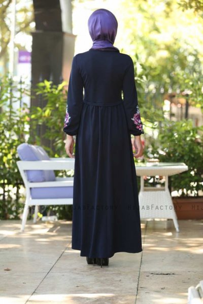 Lexie - Navy Blue Dress - Insirah
