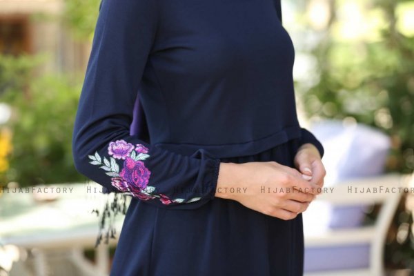Lexie - Navy Blue Dress - Insirah