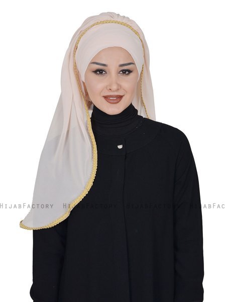 Louise - Beige Practical Hijab - Ayse Turban