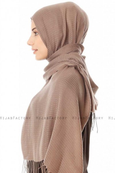 Lunara - Dark Brown Hijab - Özsoy