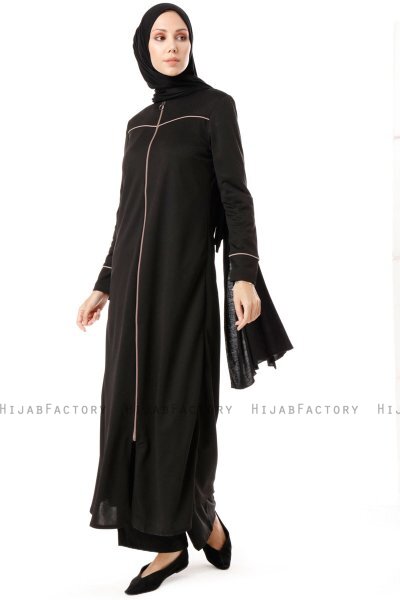 Lylah - Black Abaya - Miss Cazibe