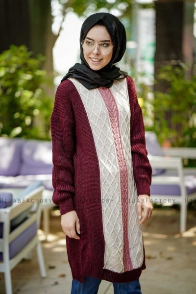 Maeve - Bordeaux Tunic - Insirah