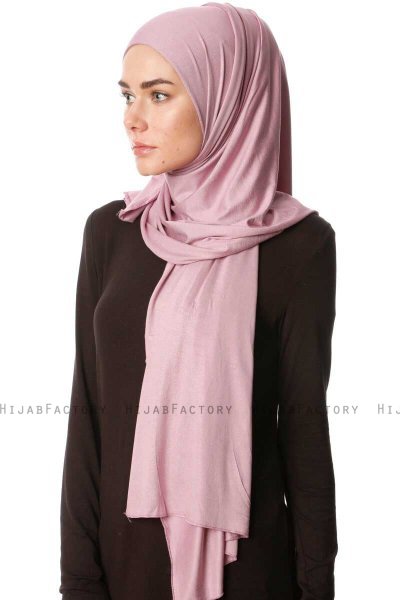 Melek - Purple Premium Jersey Hijab - Ecardin