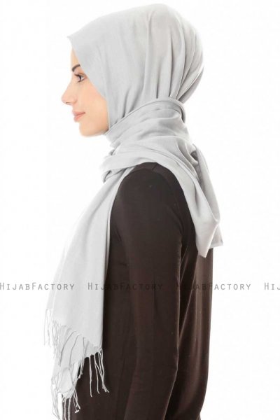 Meliha - Light Grey Hijab - Özsoy