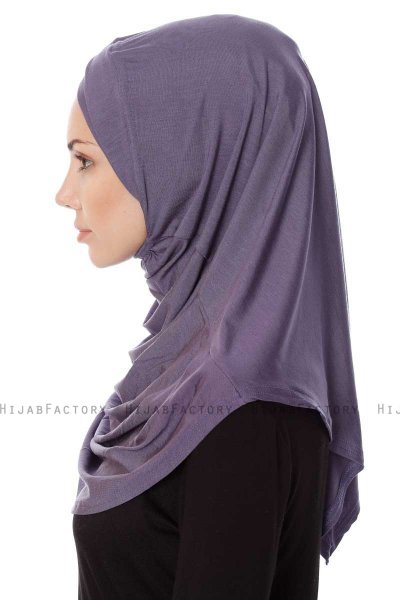 Mia - Purple One-Piece Al Amira Hijab - Ecardin