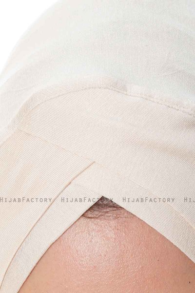 Mia - Light Beige One-Piece Al Amira Hijab - Ecardin