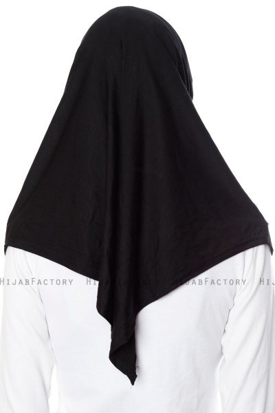 Mia - Black One-Piece Al Amira Hijab - Ecardin
