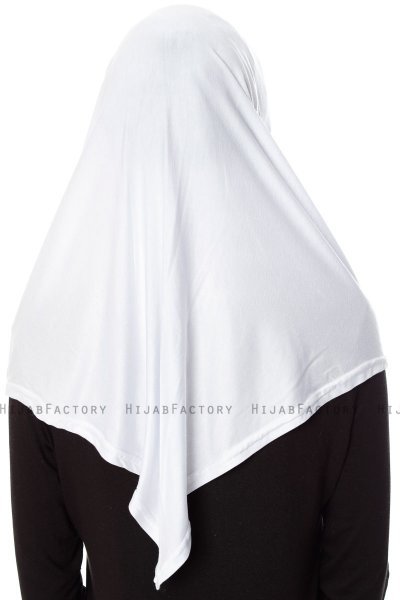 Mia - White One-Piece Al Amira Hijab - Ecardin