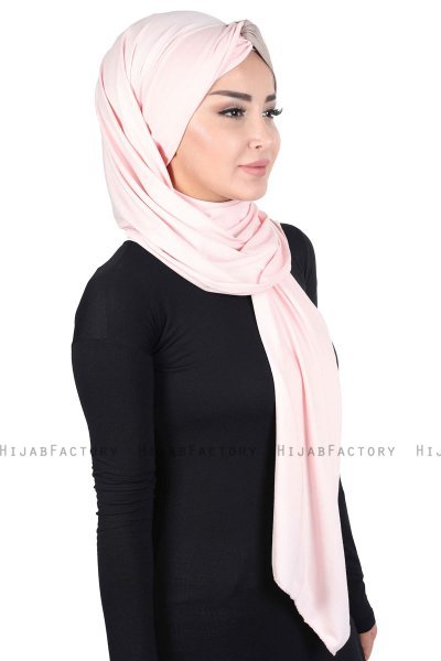 Mikaela - Dusty Pink & Taupe Practical Cotton Hijab