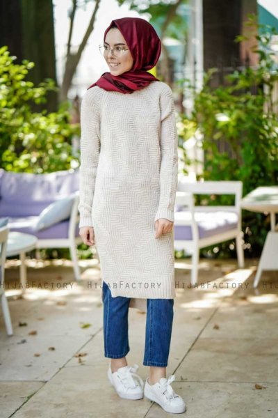 Millie - Stone Grey Tunic - Insirah