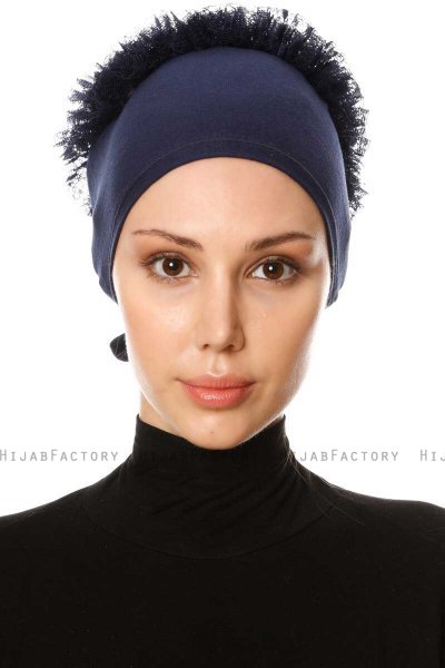 Munire - Navy Blue Underscarf - Özsoy