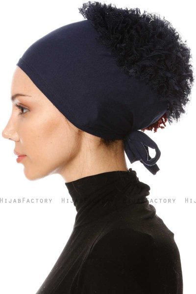 Munire - Navy Blue Underscarf - Özsoy