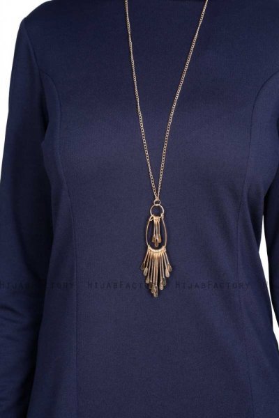 Naila Marinblå Klänning Miss Halima 280342e