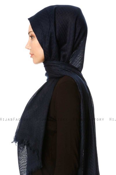 Nalini - Navy Blue Hijab - Özsoy