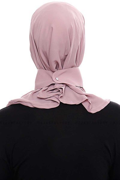 Narin - Dark Pink Practical One Piece Crepe Hijab