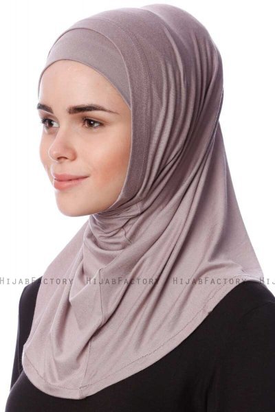 Nehir - Stone Grey 2-Piece Al Amira Hijab