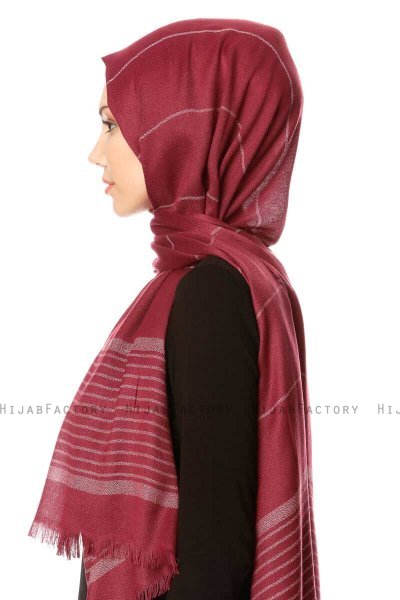Nihal - Maroon Hijab - Özsoy