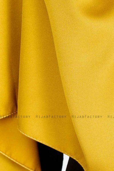 Nuray Glansig Olivgrön Hijab 8A14e