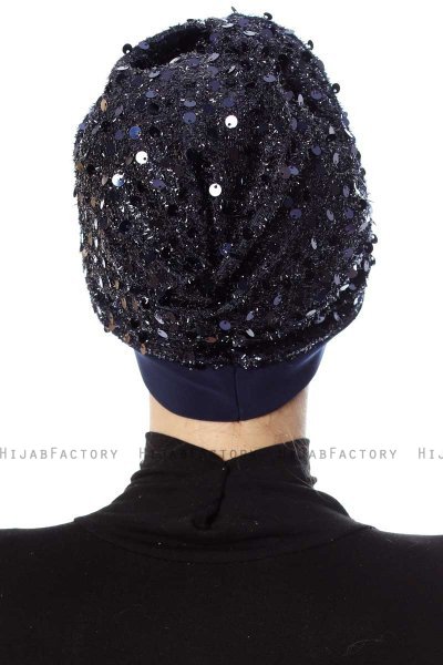 Nurten - Navy Blue Turban