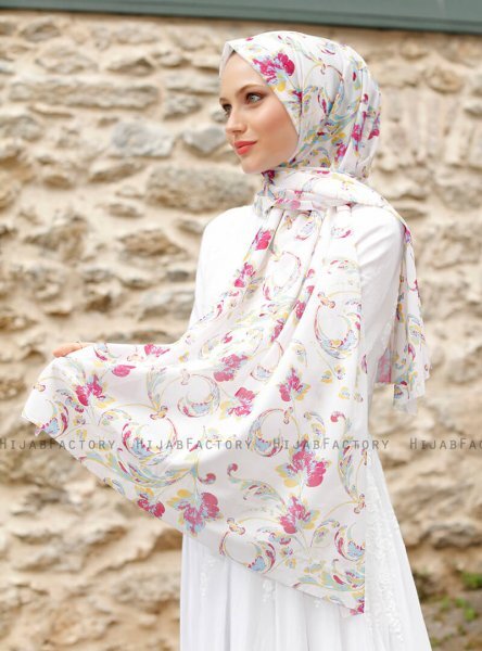 Pariza - Yellow Patterned Hijab