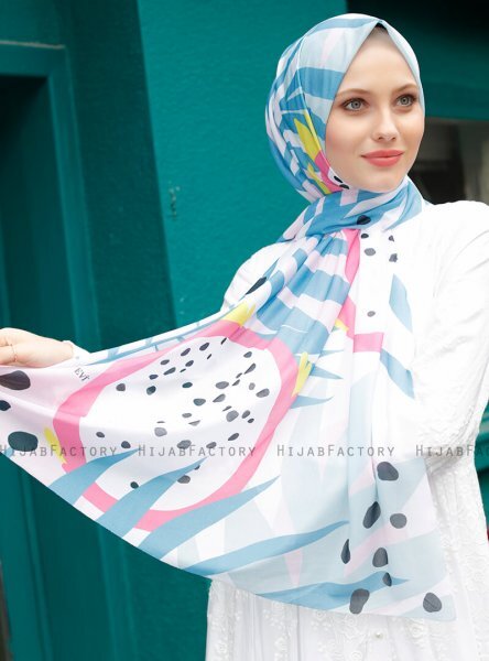 Pariza - Turquoise Patterned Hijab