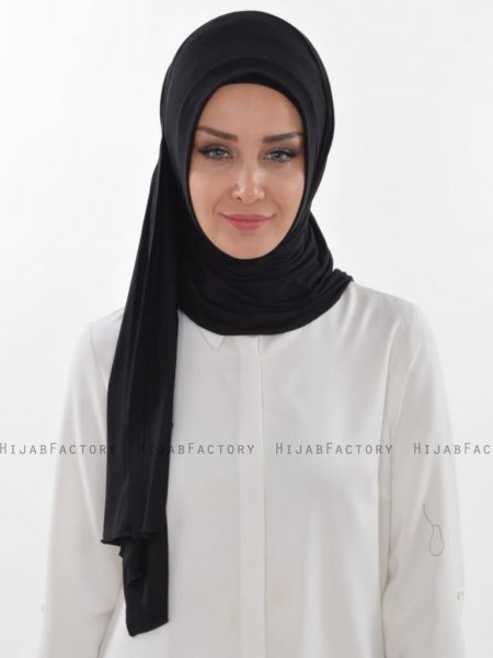 Pia Svart Praktisk Hijab Ayse Turban 321401a