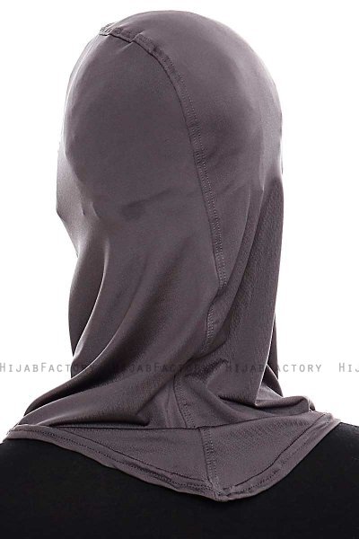 Pinar - Anthracite Sport Hijab - Ecardin