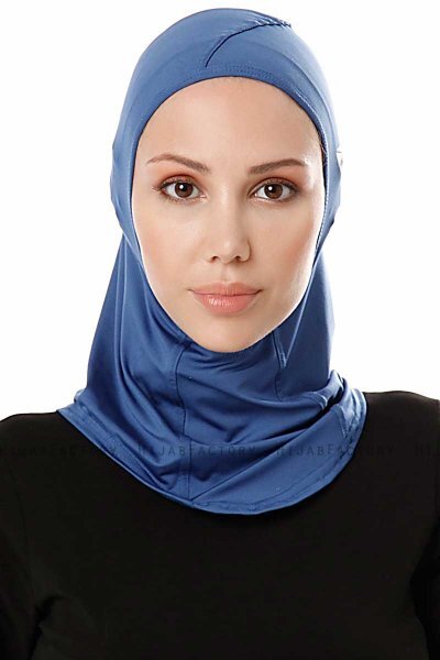 Pinar - Blue Sport Hijab - Ecardin