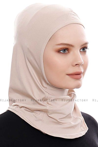 Pinar - Light Taupe Sport Hijab - Ecardin