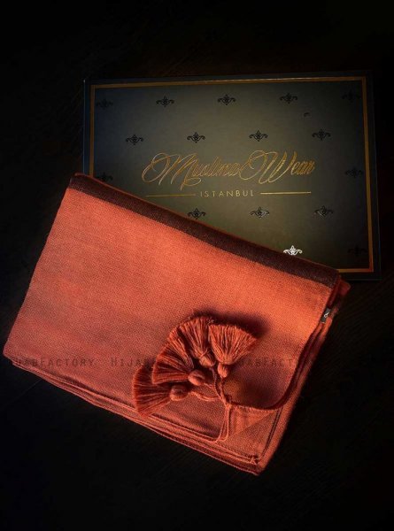 Queen Tegelröd Hijab Sjal Muslima Wear 310108b