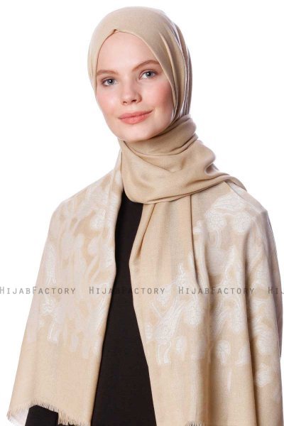 Roshan - Beige Hijab - Özsoy