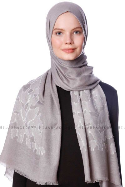 Roshan - Grey Hijab - Özsoy