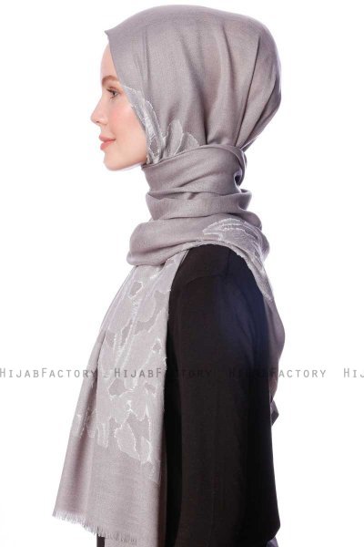 Roshan - Grey Hijab - Özsoy