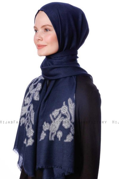 Roshan - Navy Blue Hijab - Özsoy