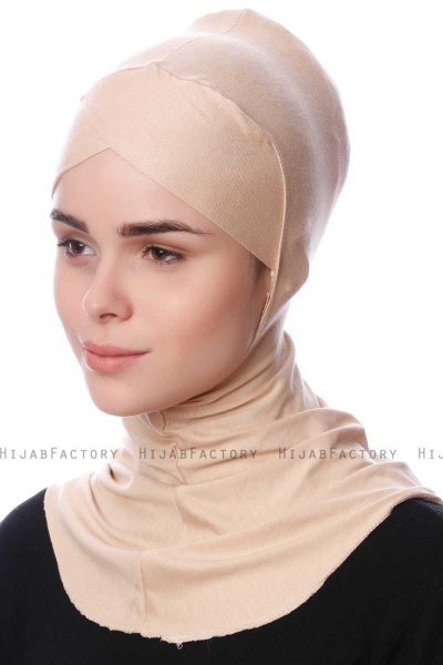 Safiye - Beige Ninja Underscarf - Ecardin