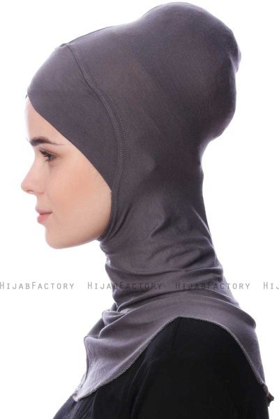 Safiye - Dark Grey Ninja Underscarf - Ecardin